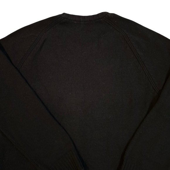 Vintage J.Crew Navy Blue 100% Wool Crewneck Sweater Men’s XL - Picture 9 of 10